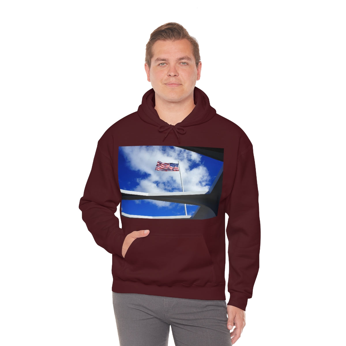 Bravery Honored Forever - Unisex Heavy Blend Hooded Sweatshirt - Fry1Productions