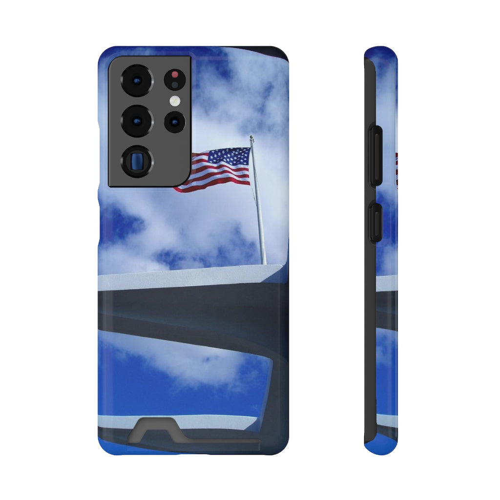 "In Solemn Remembrance" - Galaxy S22 S21 & iPhone 13 Case With Card Holder - Fry1Productions