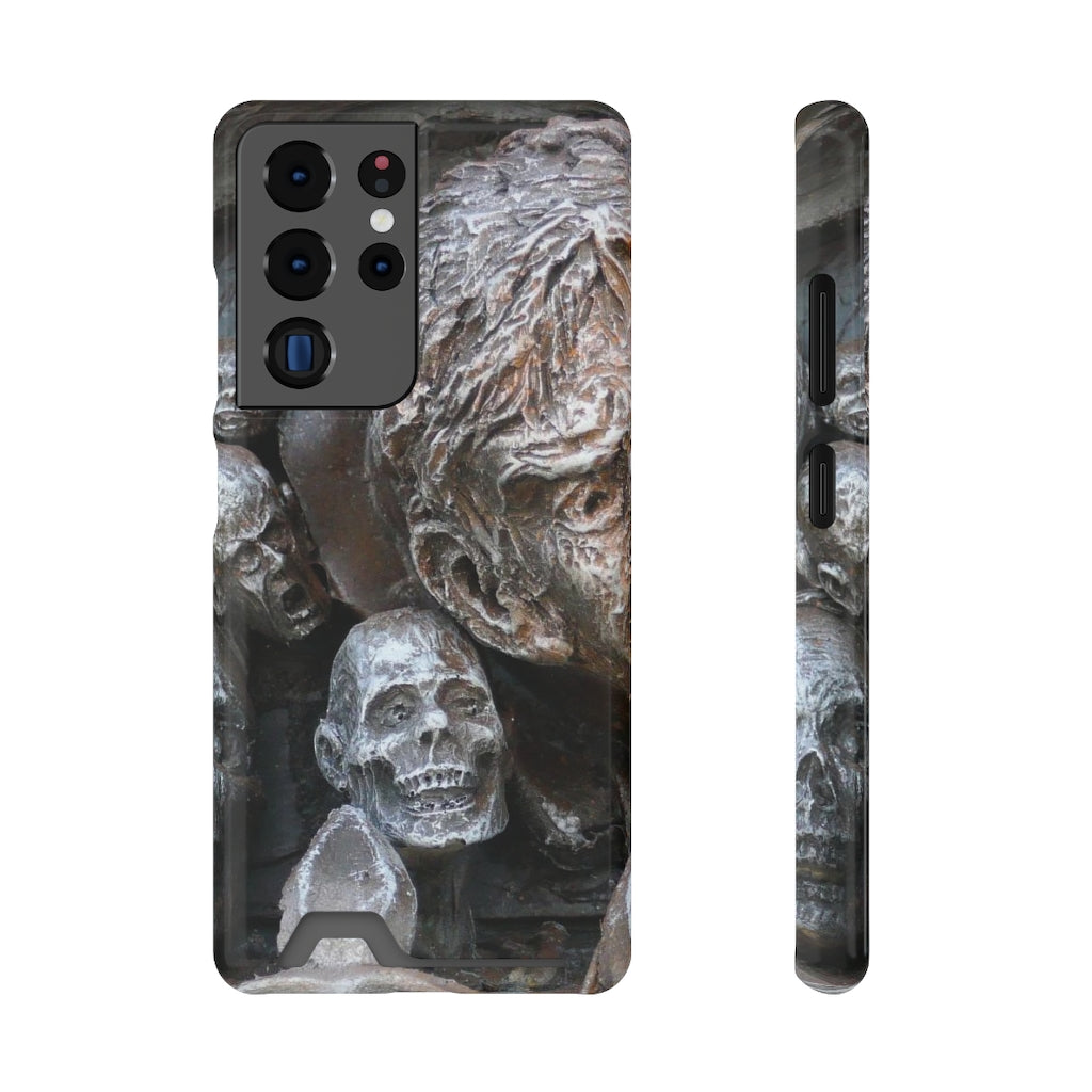 "Waiting for the King" - Galaxy S22 S21 & iPhone 13 Case With Card Holder - Fry1Productions