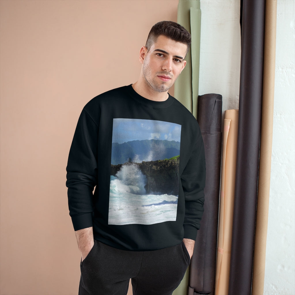 Rockin Surfer's Rope - Champion Sweatshirt - Fry1Productions