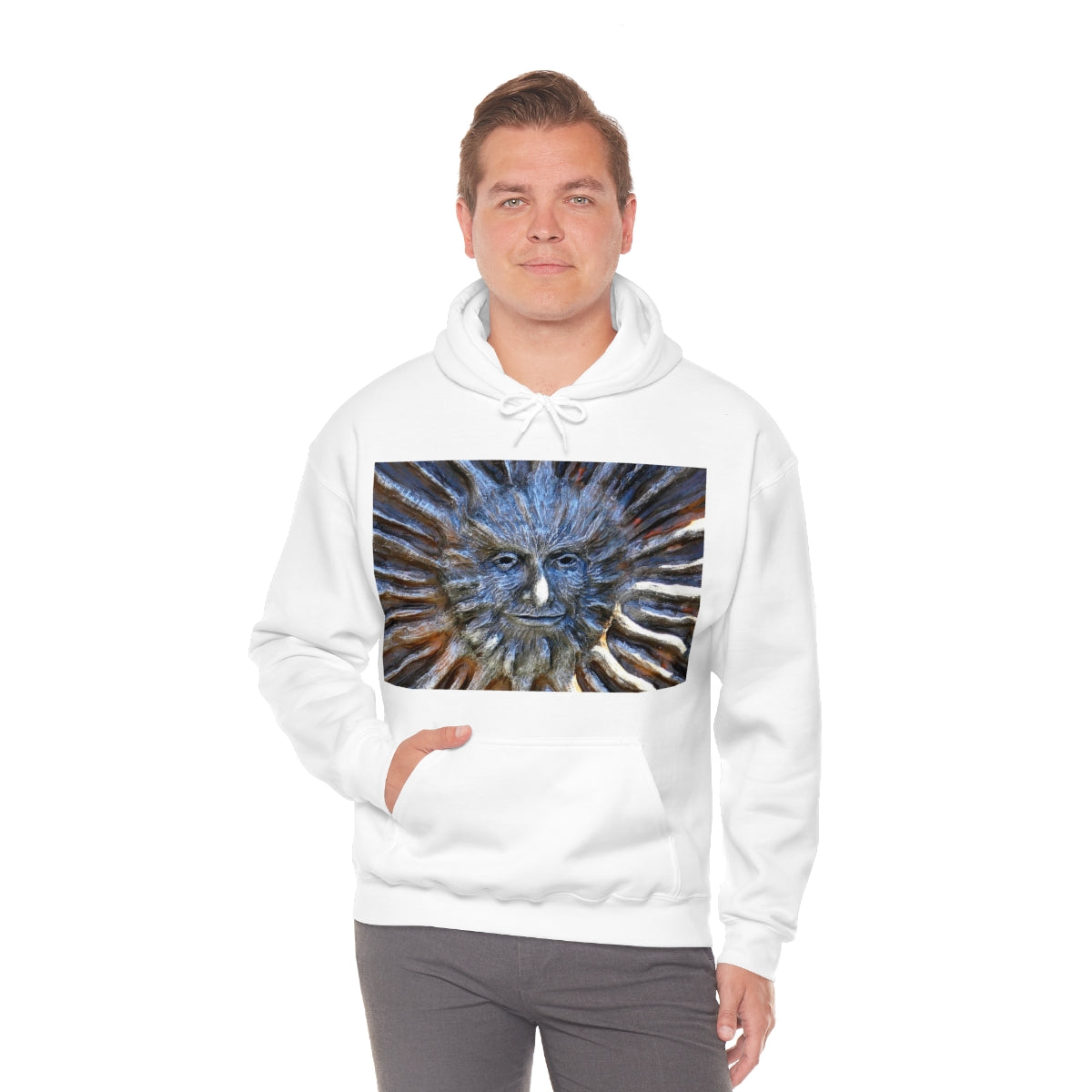 Sun God - Unisex Heavy Blend Hooded Sweatshirt - Fry1Productions
