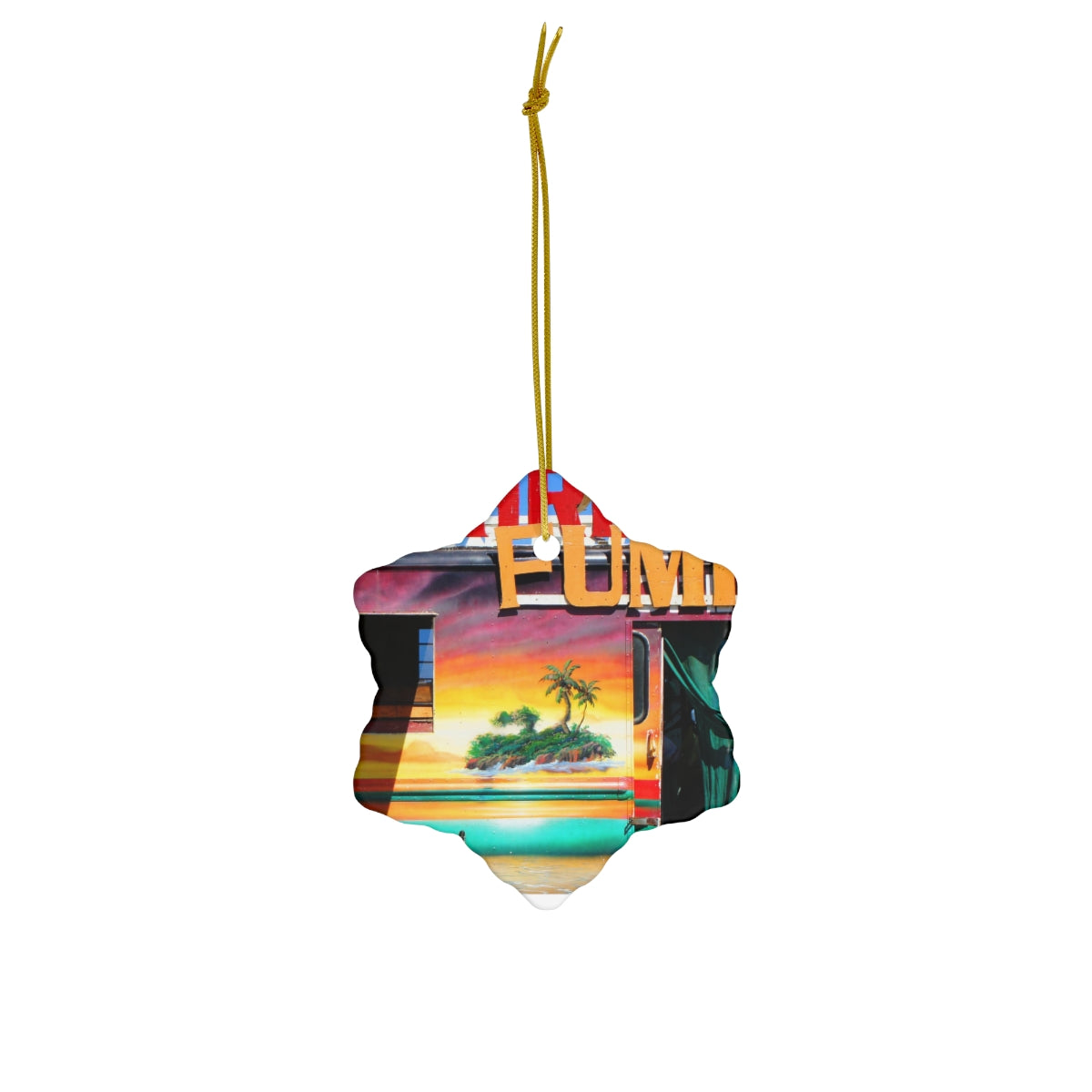 Island Love - Ceramic Ornaments - Fry1Productions