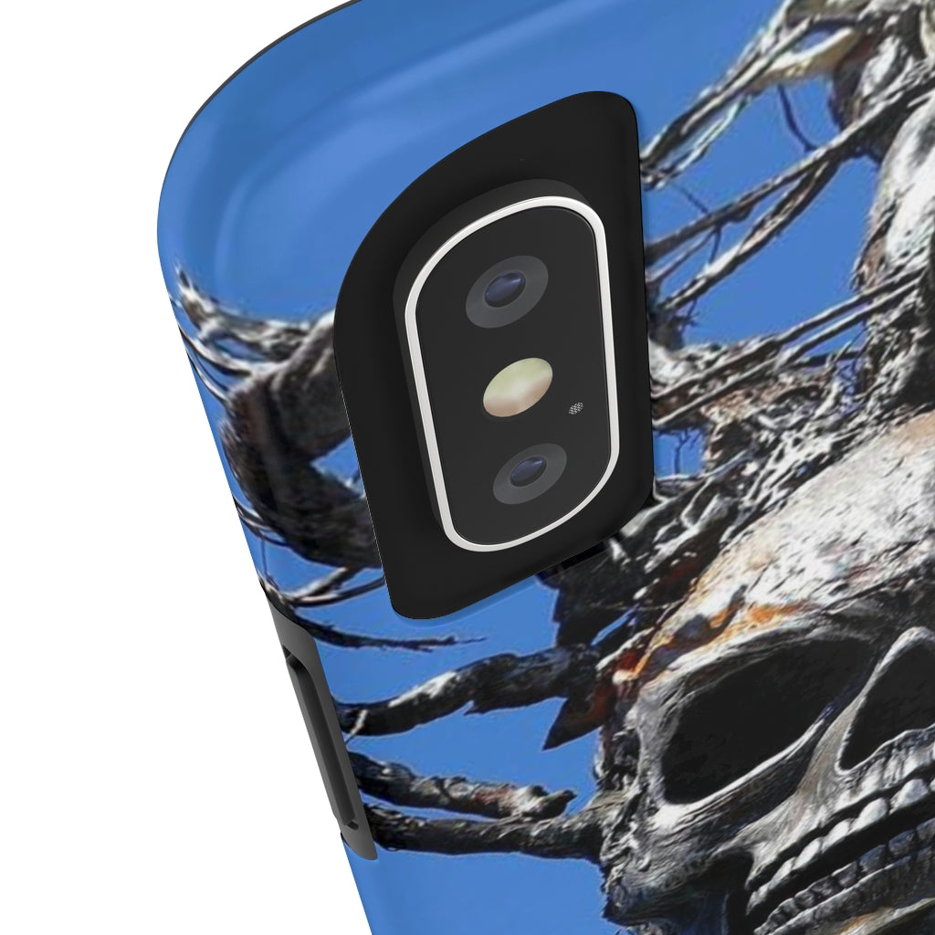 "Skull Warrior Stare" - iPhone Tough Case - (iPhone 13 Pro Max - iPhone 6) - Fry1Productions