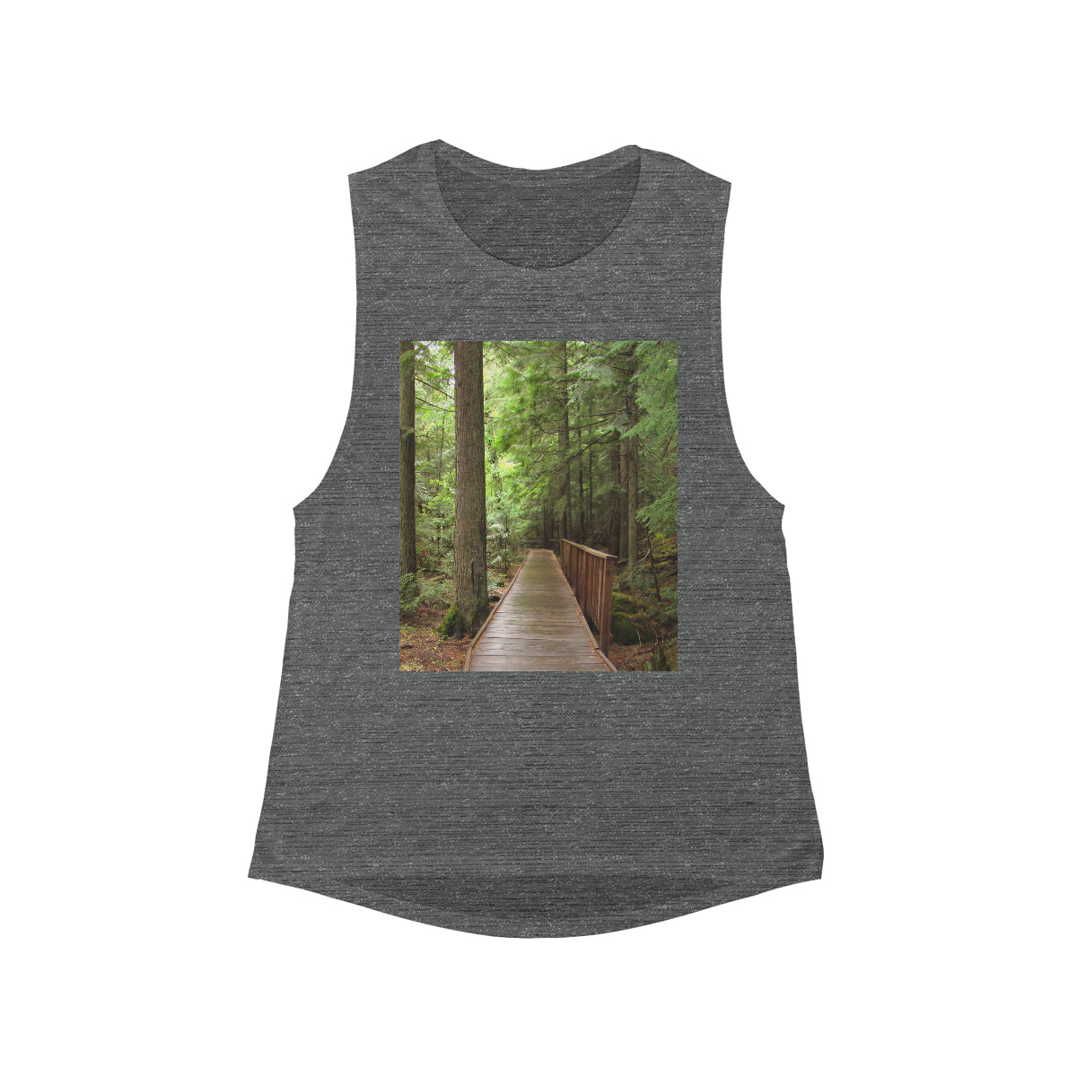 Fauna Flora - Women's Flowy Scoop Muscle Tank - Fry1Productions
