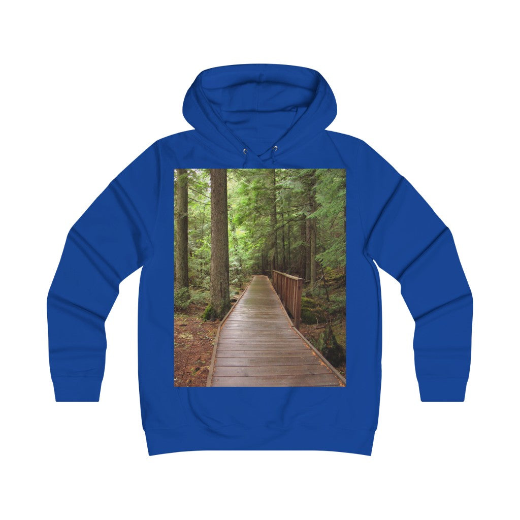 "Fauna Flora" -  Girlie College Hoodie - Fry1Productions
