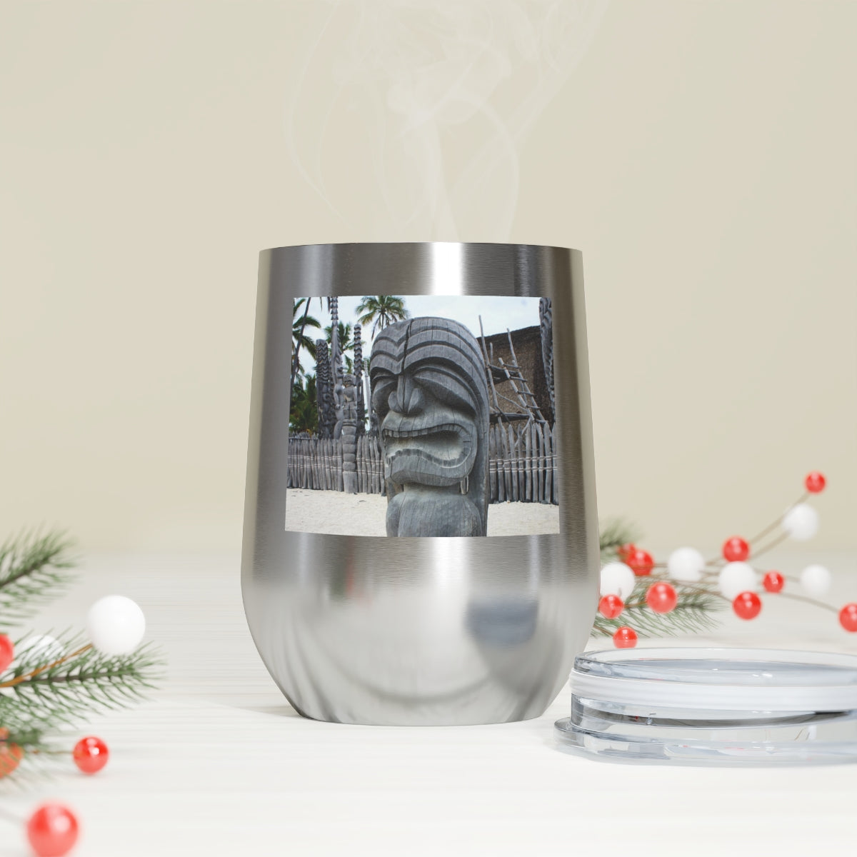 Fierce Guardian - 12 oz Insulated Wine Tumbler - Fry1Productions