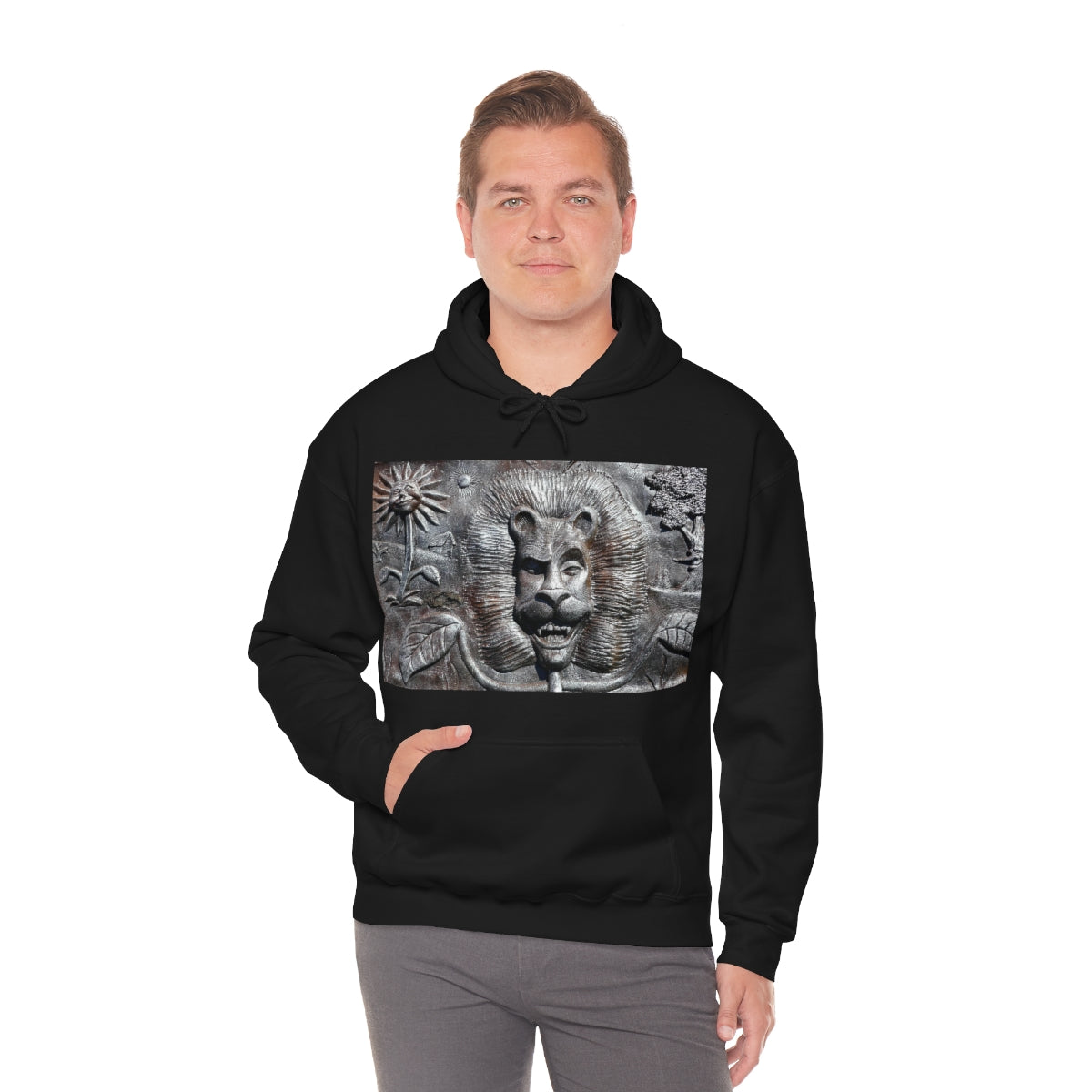 Lion's Friends Forever - Unisex Heavy Blend Hooded Sweatshirt - Fry1Productions