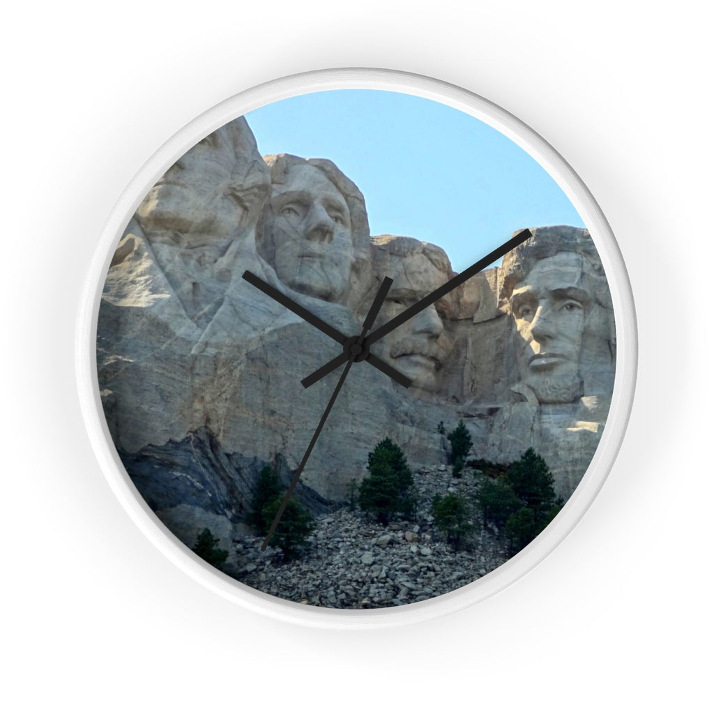 "History Remembered Forever" - 10" Wooden Frame Wall Clock - Fry1Productions