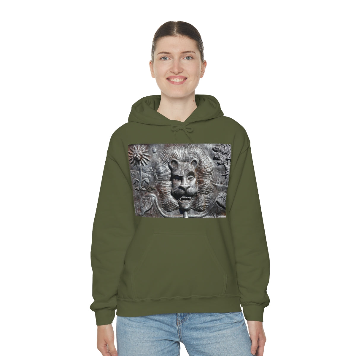 Lion's Friends Forever - Unisex Heavy Blend Hooded Sweatshirt - Fry1Productions