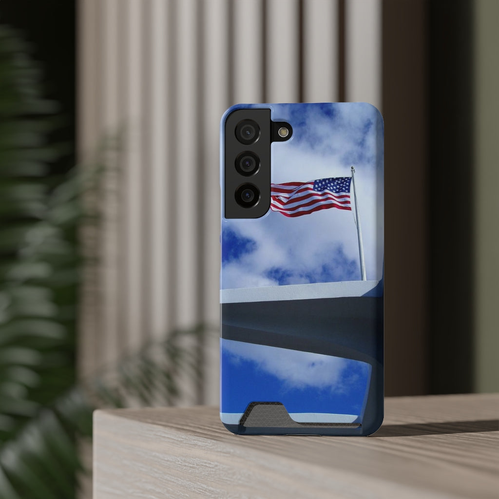 "In Solemn Remembrance" - Galaxy S22 S21 & iPhone 13 Case With Card Holder - Fry1Productions
