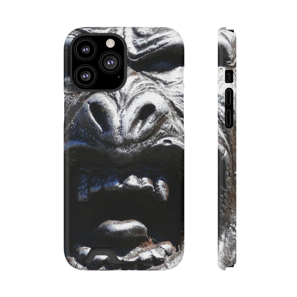 "Frenzy Scream" - Galaxy S22 S21 & iPhone 13 Case With Card Holder - Fry1Productions