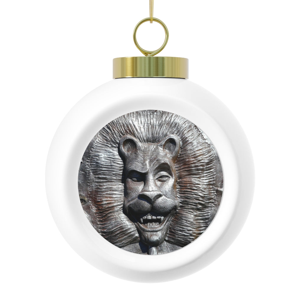 Lion's Friends Forever - Christmas Ball Ornament - Fry1Productions