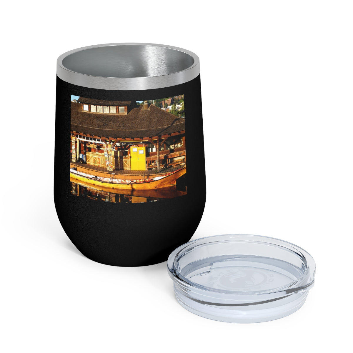 Q'il'bid Awe - 12 oz Insulated Wine Tumbler - Fry1Productions