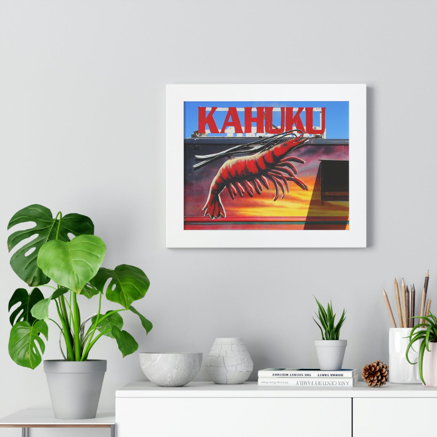 Kahuku Kai - Framed Horizontal Poster - Fry1Productions