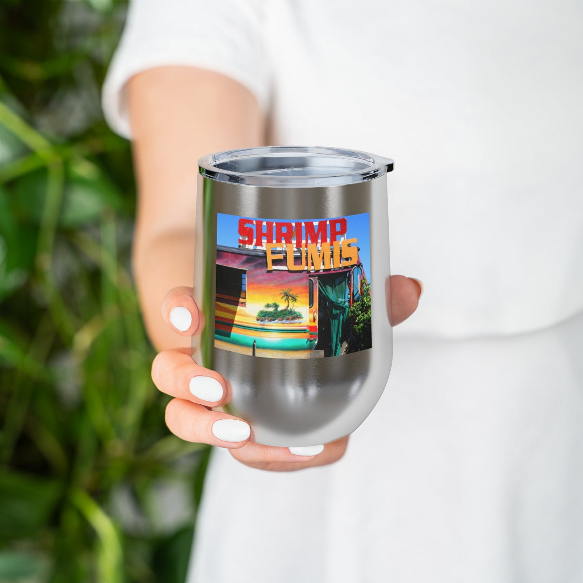 Island Love - 12 oz Insulated Wine Tumbler - Fry1Productions