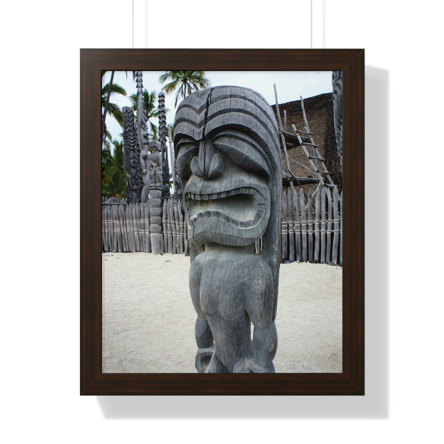 Fierce Guardian - Framed Vertical Poster - Fry1Productions