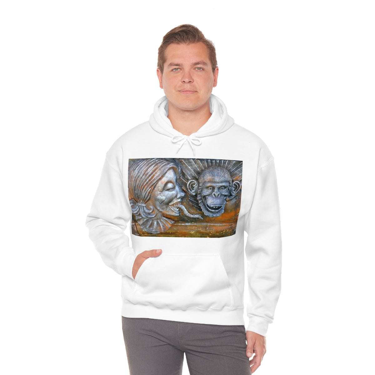 Snakily Speaking - Unisex Heavy Blend Hooded Sweatshirt - Fry1Productions