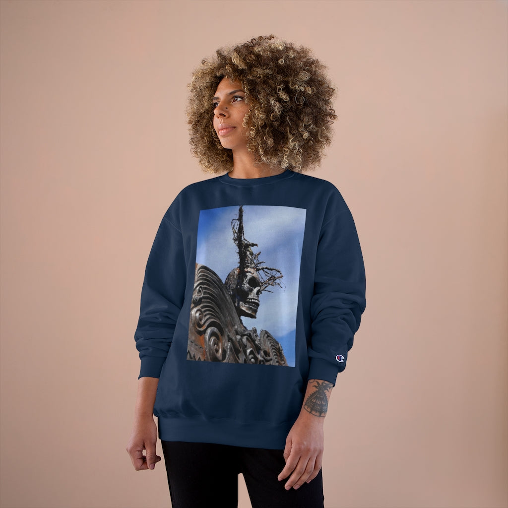 Skull Warrior - Champion Sweatshirt - Fry1Productions
