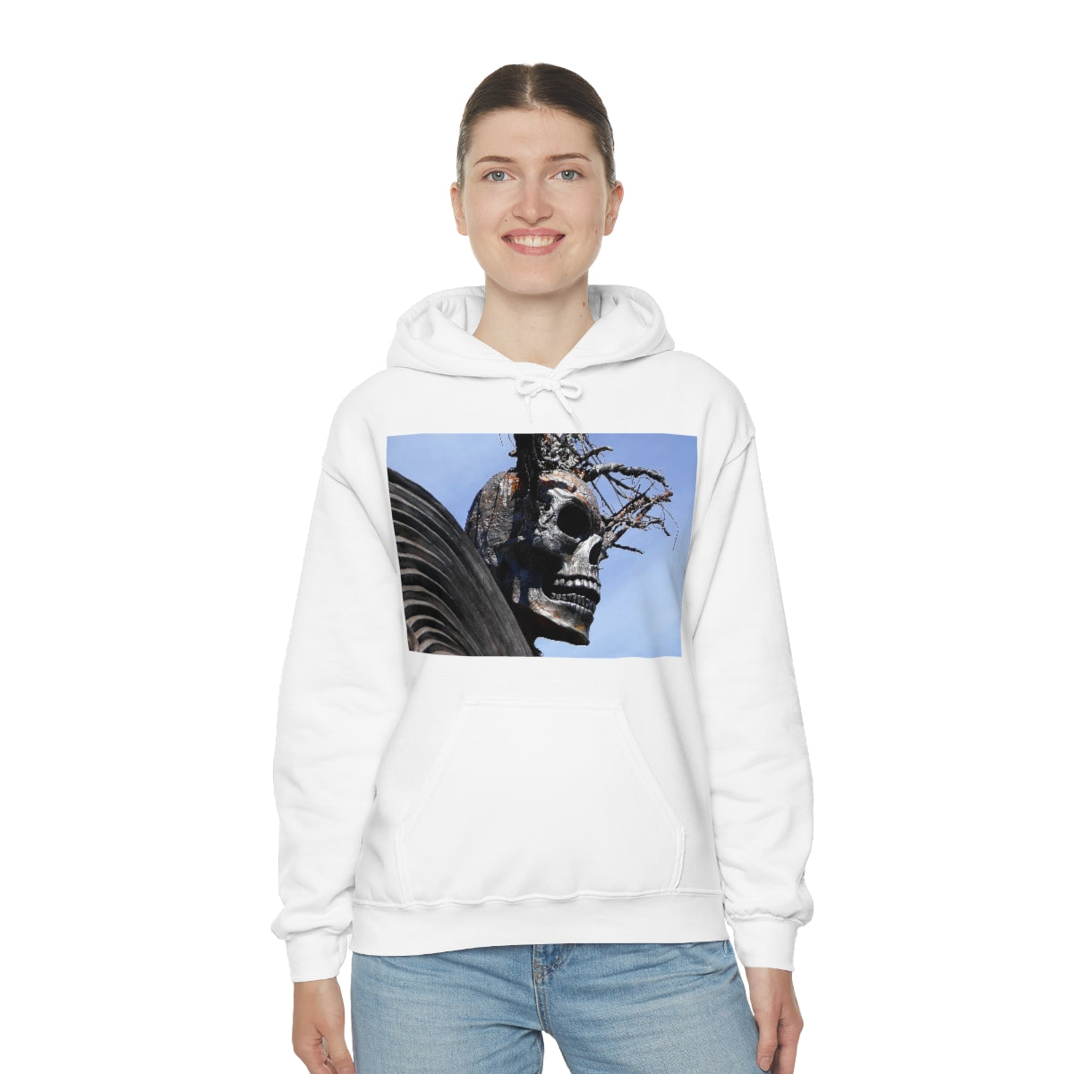 Skull Warrior - Unisex Heavy Blend Hooded Sweatshirt - Fry1Productions