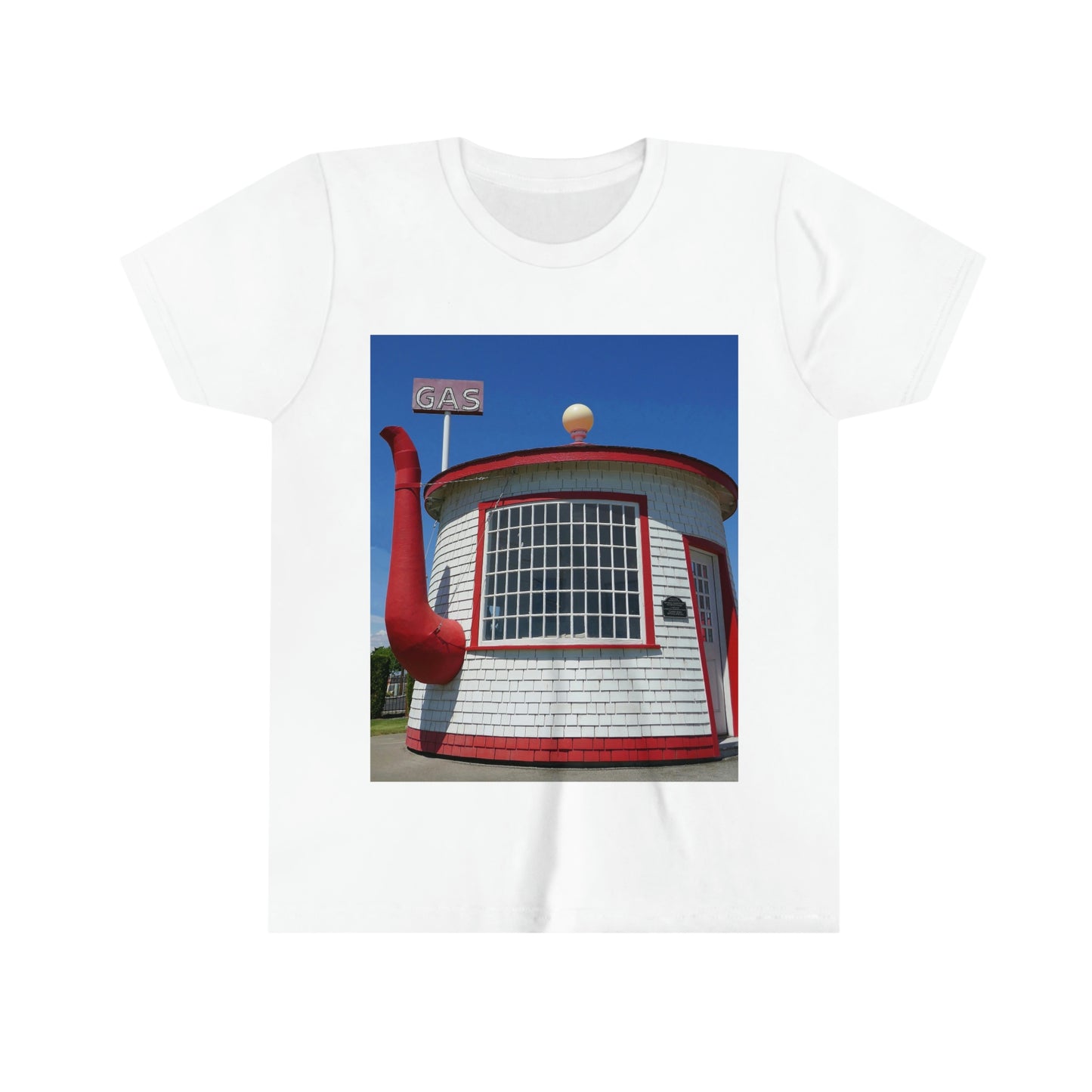 Historic Attraction Teapot Dome - Youth Short Sleeve Tee - Fry1Productions