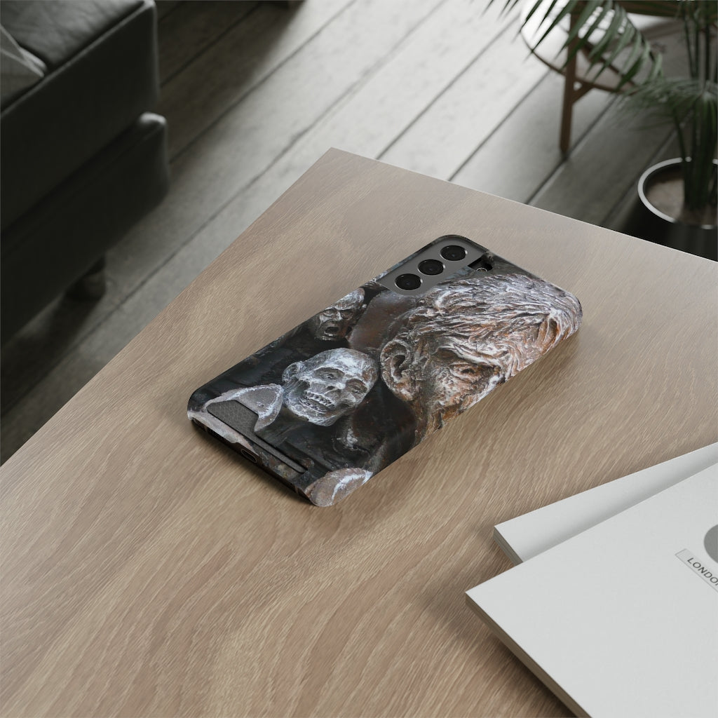"Waiting for the King" - Galaxy S22 S21 & iPhone 13 Case With Card Holder - Fry1Productions