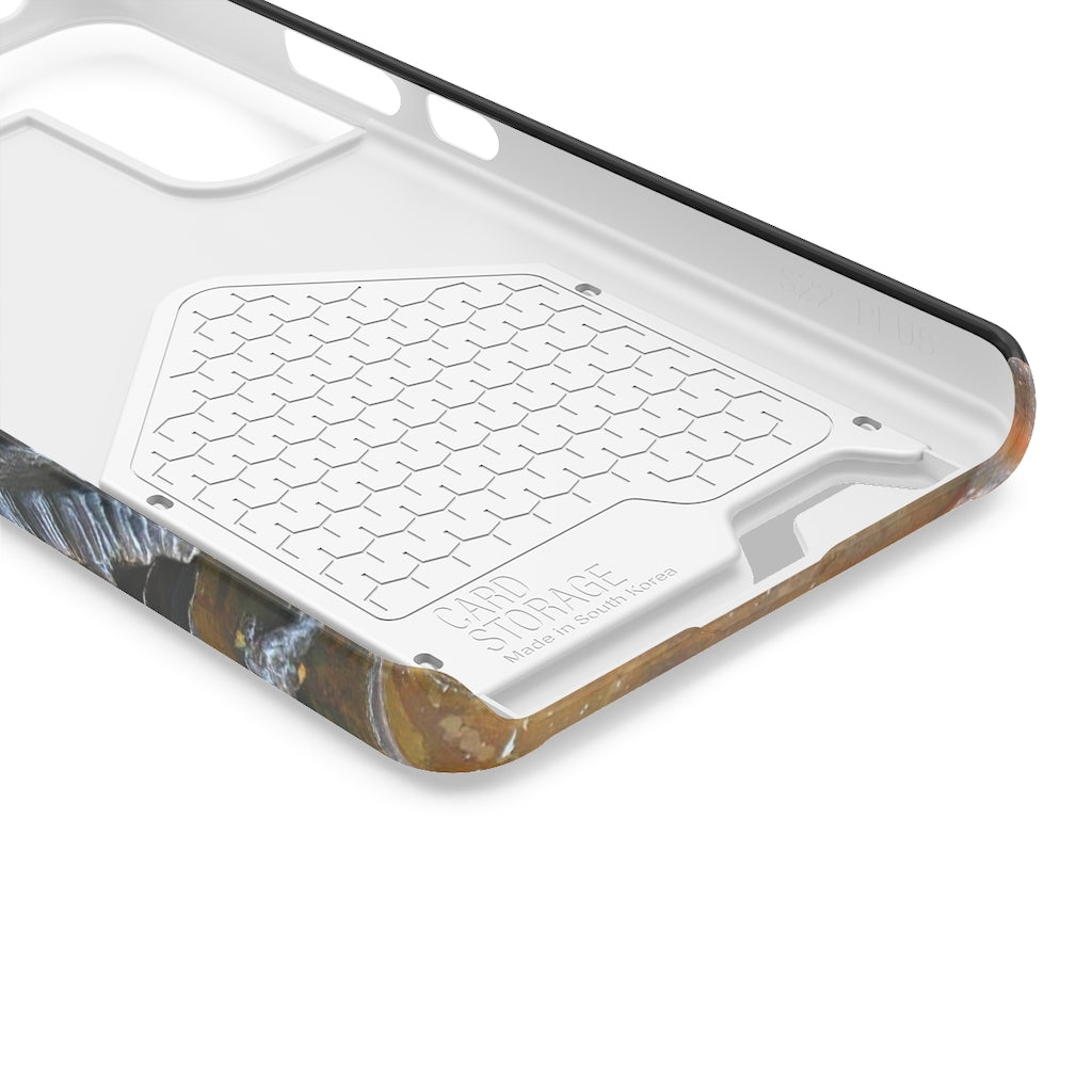 "Snakily Speaking" - Galaxy S22 S21 & iPhone 13 Case With Card Holder - Fry1Productions