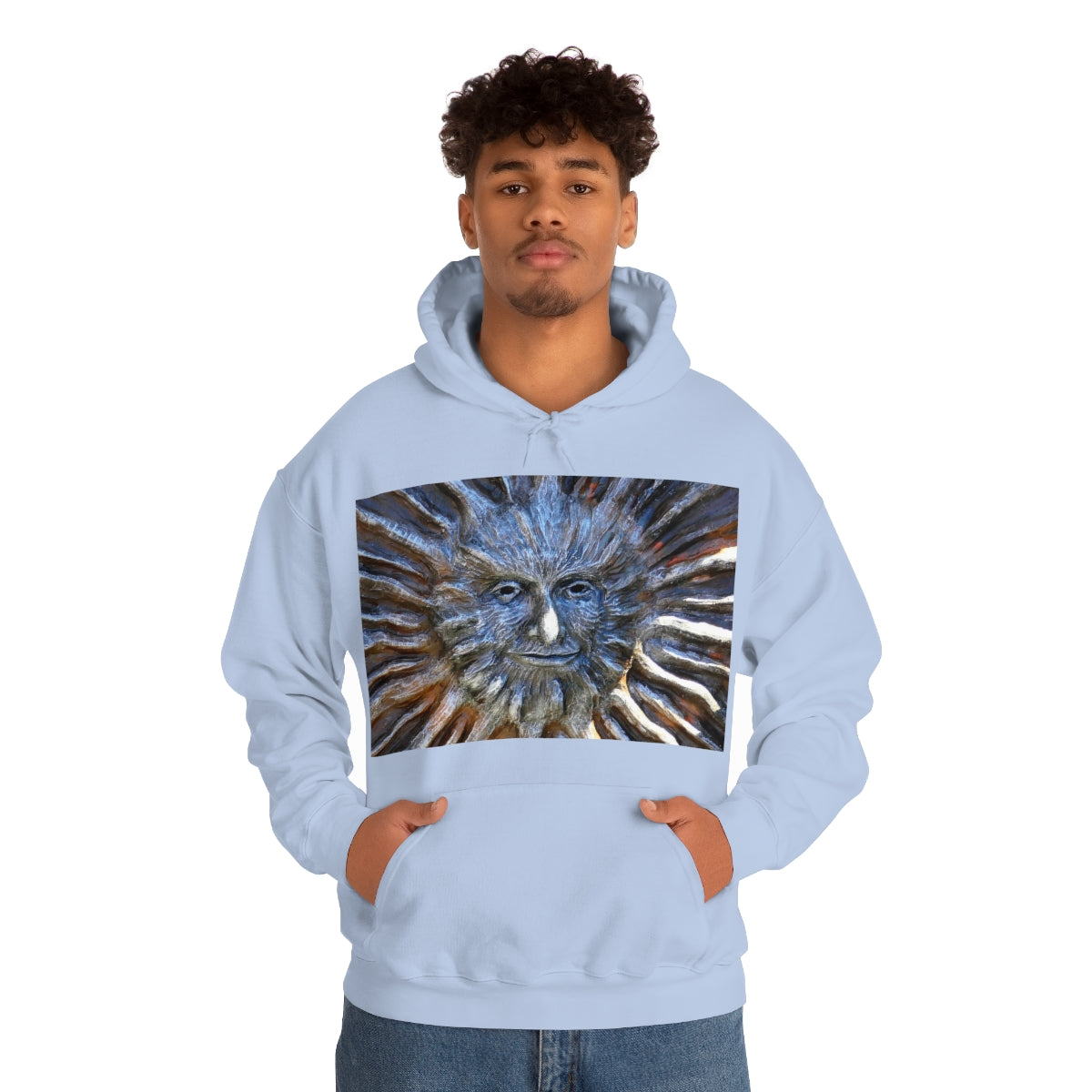Sun God - Unisex Heavy Blend Hooded Sweatshirt - Fry1Productions