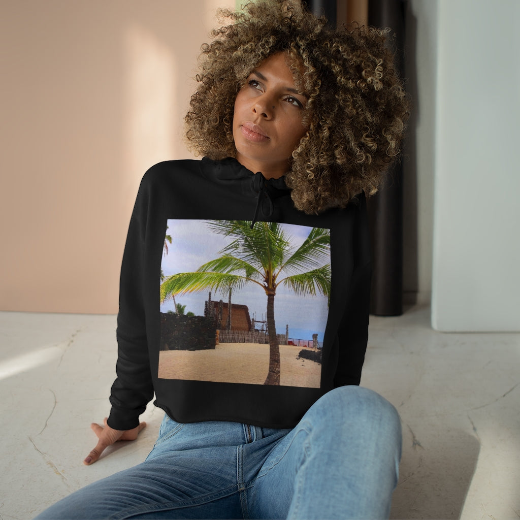 Floresence Hale O Keawe - Crop Hoodie - Fry1Productions