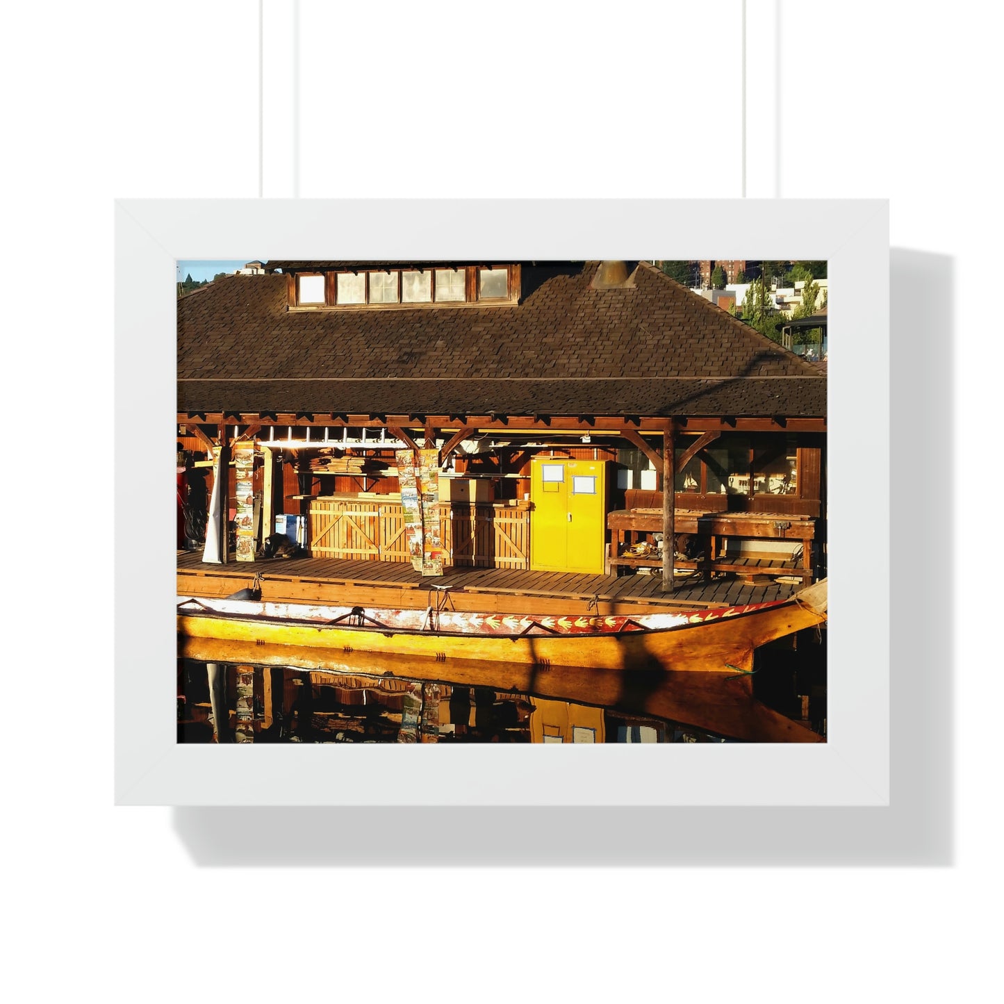 Q'il'bid Awe - Framed Horizontal Poster - Fry1Productions
