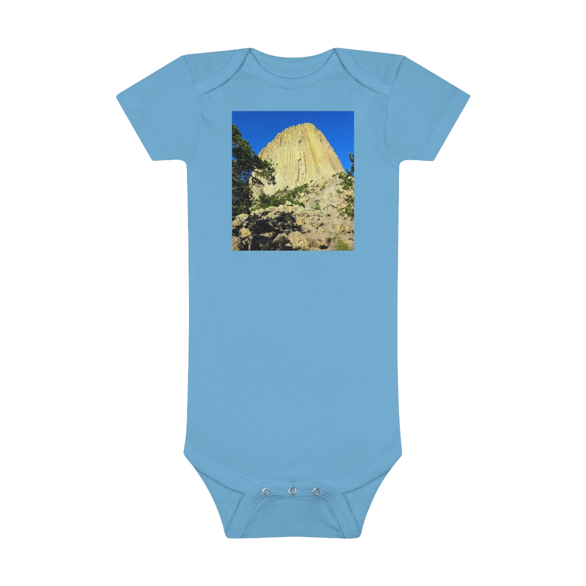 Reaching Heaven - Baby Short Sleeve Onesie - Fry1Productions