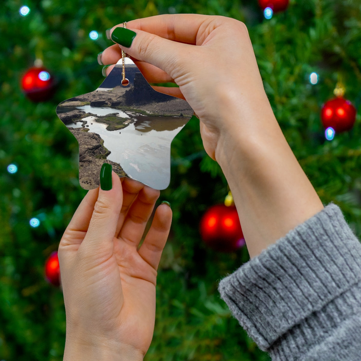 Reminisce of Ancient Thunder - Ceramic Ornaments - Fry1Productions