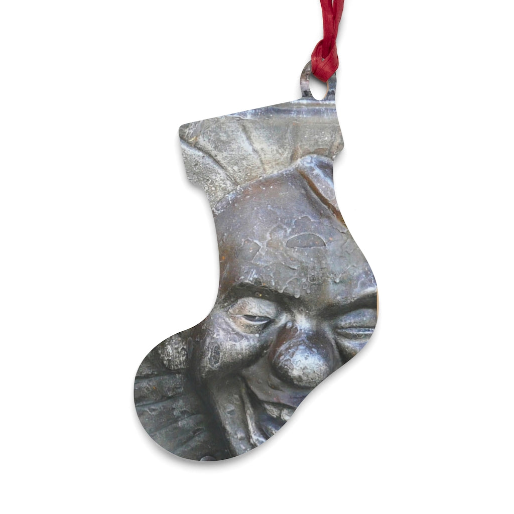 Cosmic Laughter - Wooden Christmas Ornaments - Fry1Productions
