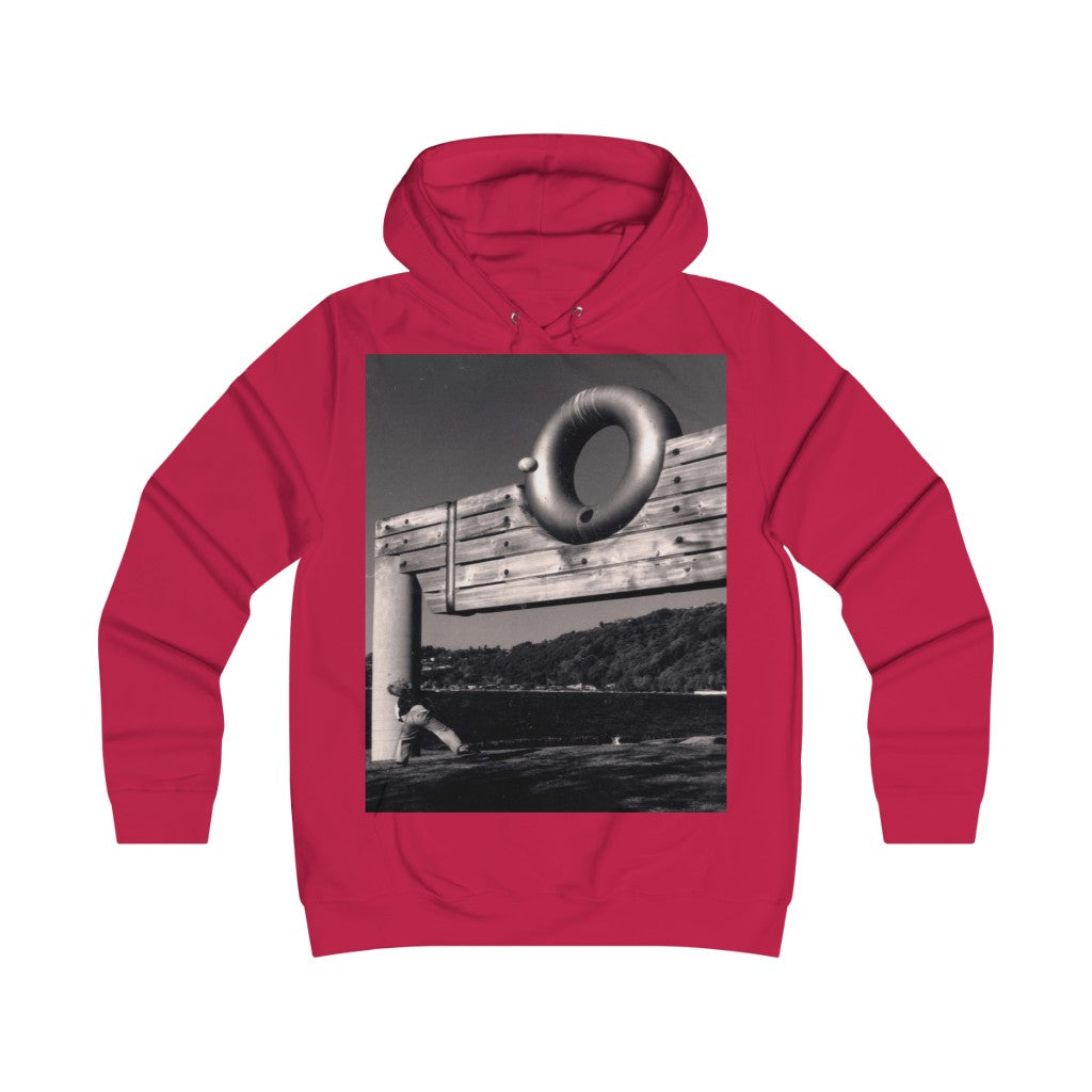 "Great Throw" - Girlie College Hoodie - Fry1Productions