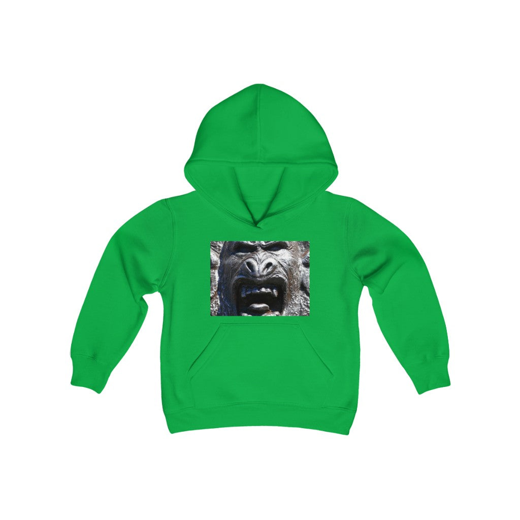"Frenzy Scream" - Youth Heavy Blend Hooded Sweatshirt - Fry1Productions