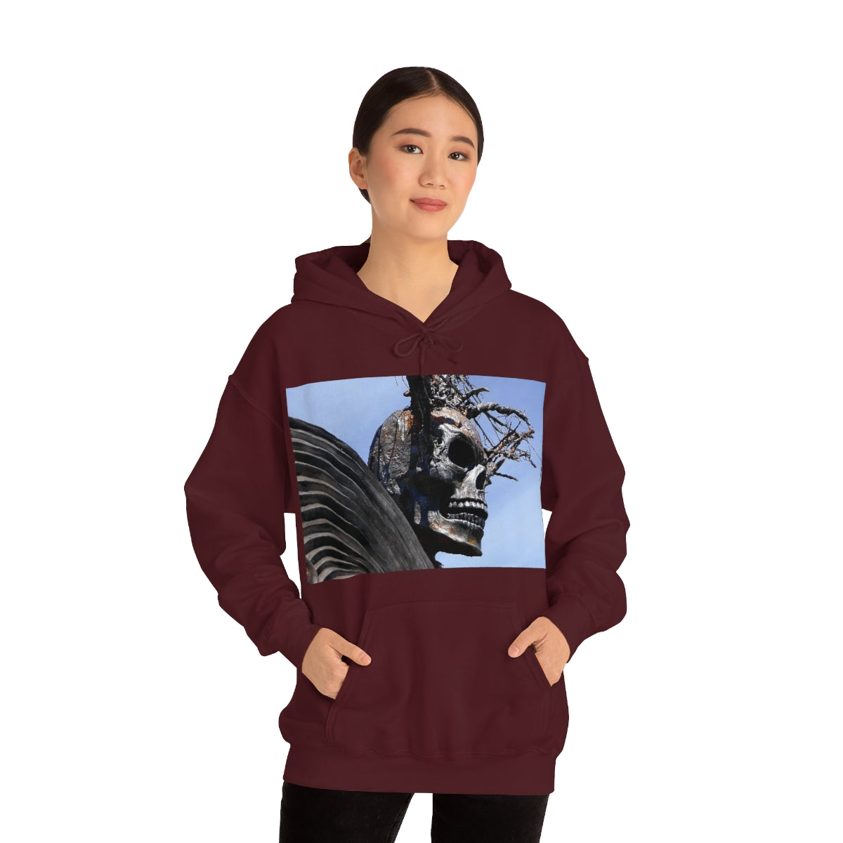 Skull Warrior - Unisex Heavy Blend Hooded Sweatshirt - Fry1Productions