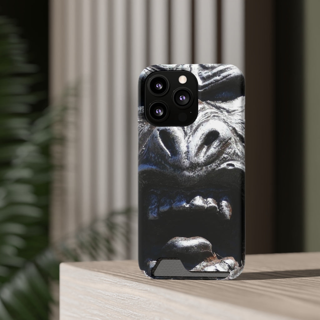 "Frenzy Scream" - Galaxy S22 S21 & iPhone 13 Case With Card Holder - Fry1Productions
