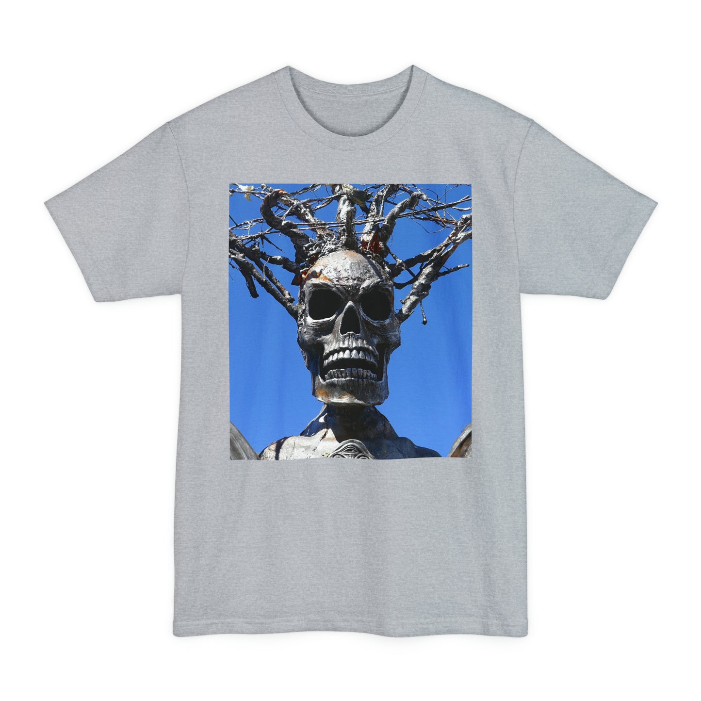 Skull Warrior Stare - Unisex Tall Beefy T-Shirt - Fry1Productions