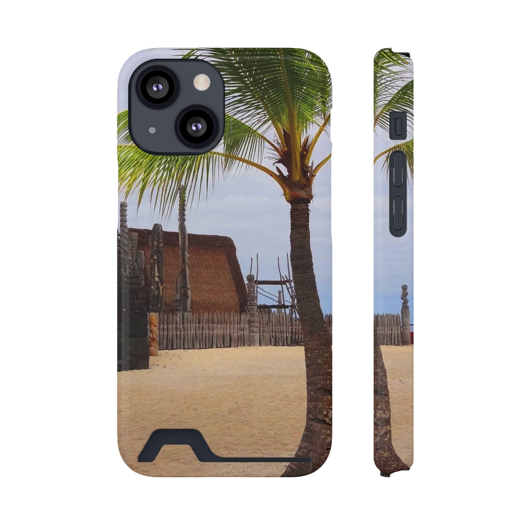 “Florescence Hale O Keawe” - Galaxy S22 S21 & iPhone 13 Case With Card Holder - Fry1Productions