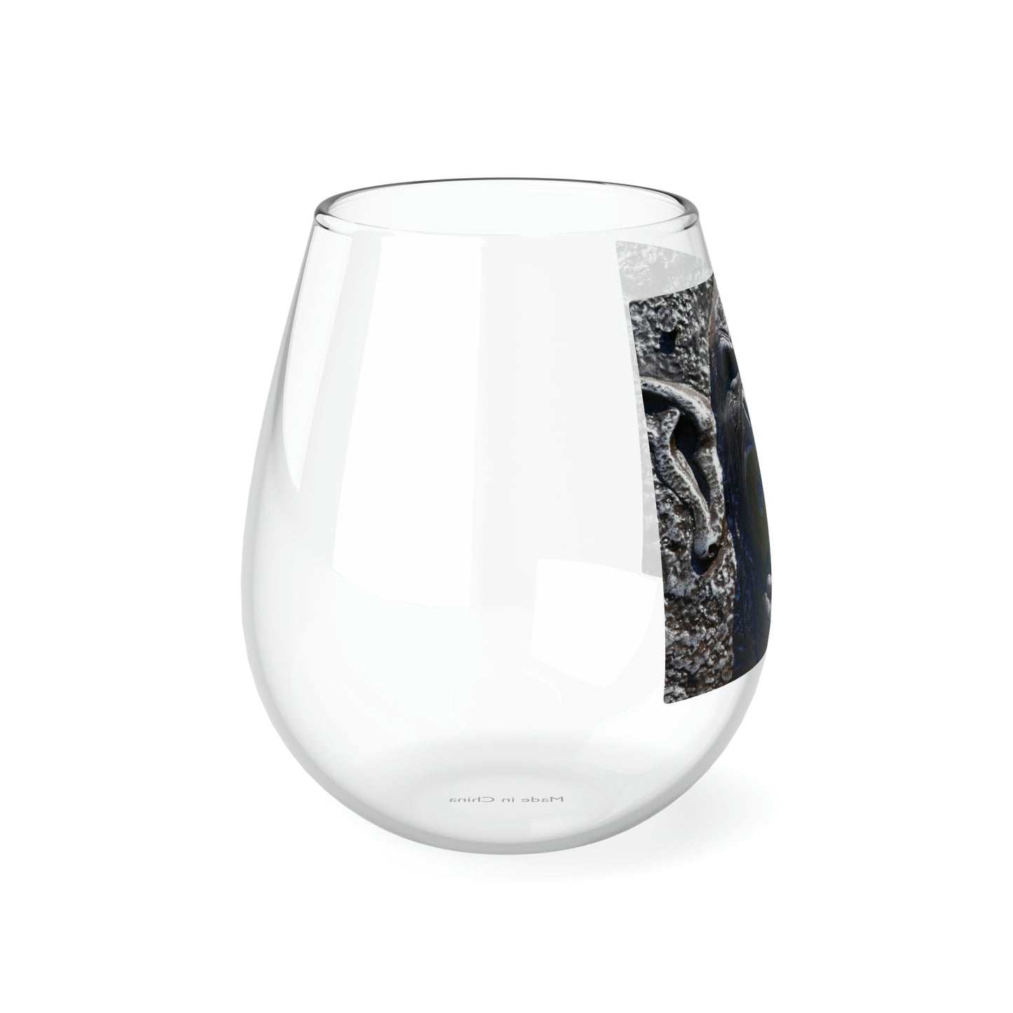Frenzy Scream - Stemless Wine Glass, 11.75 oz - Fry1Productions
