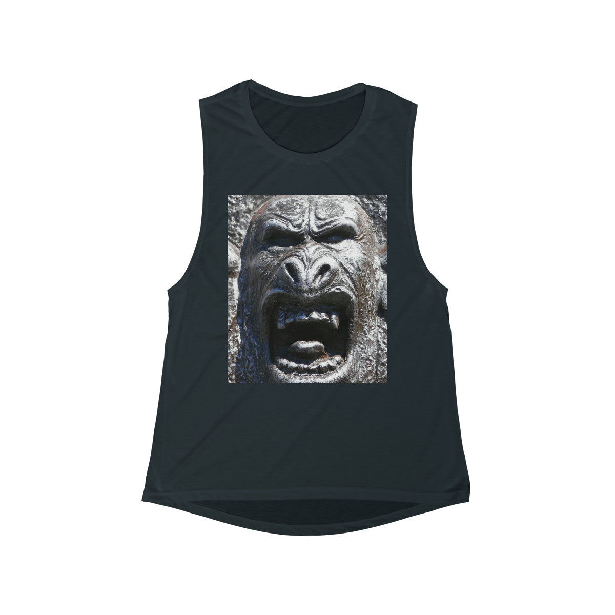 Frenzy Scream - Women's Flowy Scoop Muscle Tank - Fry1Productions
