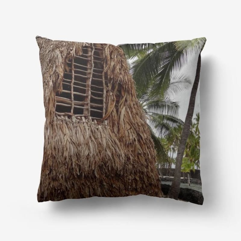 Wahi Pana - Hypoallergenic Throw Pillow - Fry1Productions