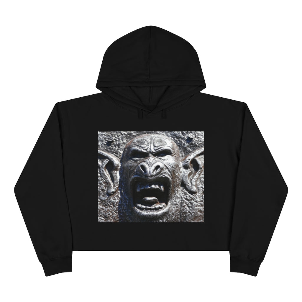 Frenzy Scream - Crop Hoodie - Fry1Productions