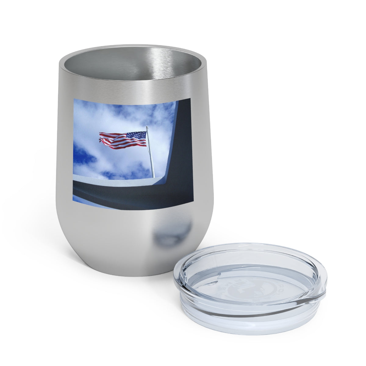 In Solemn Remembrance - 12 oz Insulated Wine Tumbler - Fry1Productions
