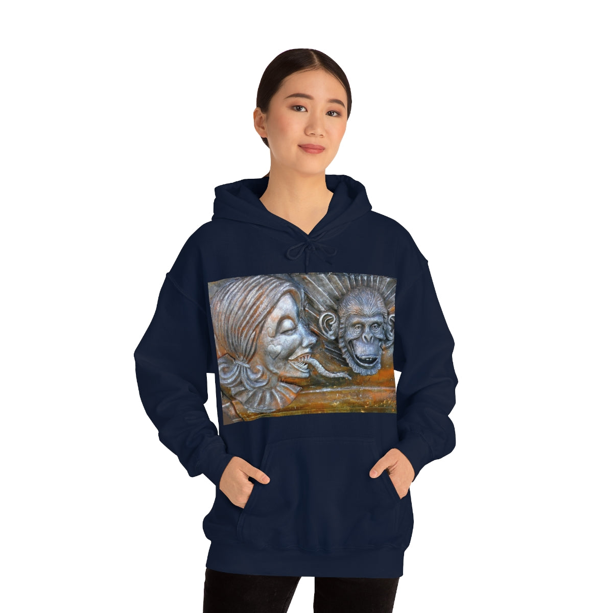 Snakily Speaking - Unisex Heavy Blend Hooded Sweatshirt - Fry1Productions