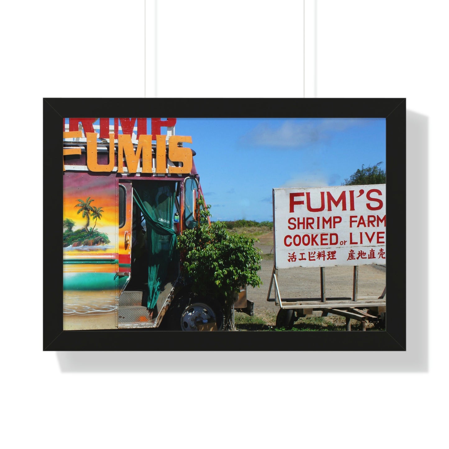 Kaulana Delights - Framed Horizontal Poster - Fry1Productions