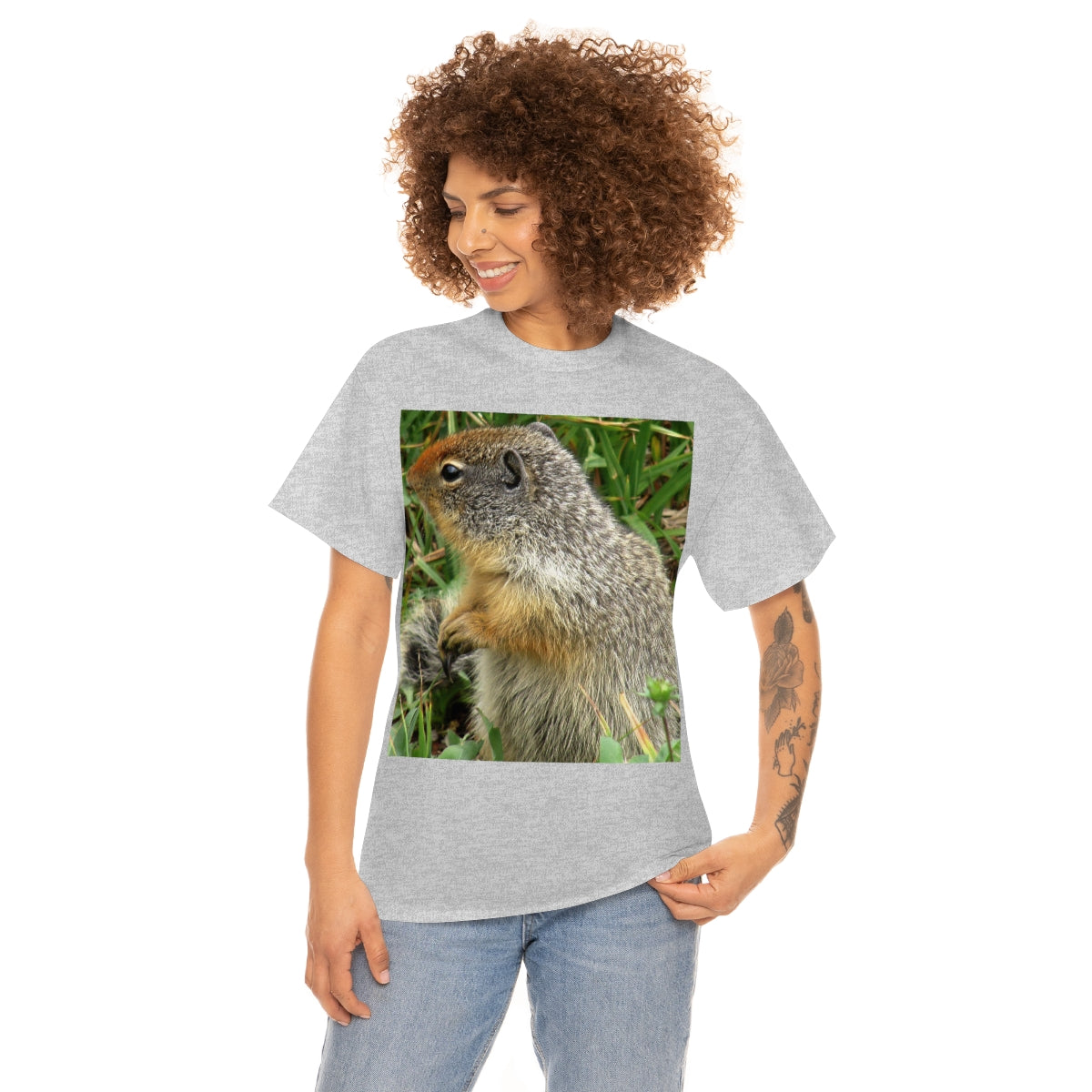 Inquisitive Stare - Unisex Heavy Cotton Tee - Fry1Productions