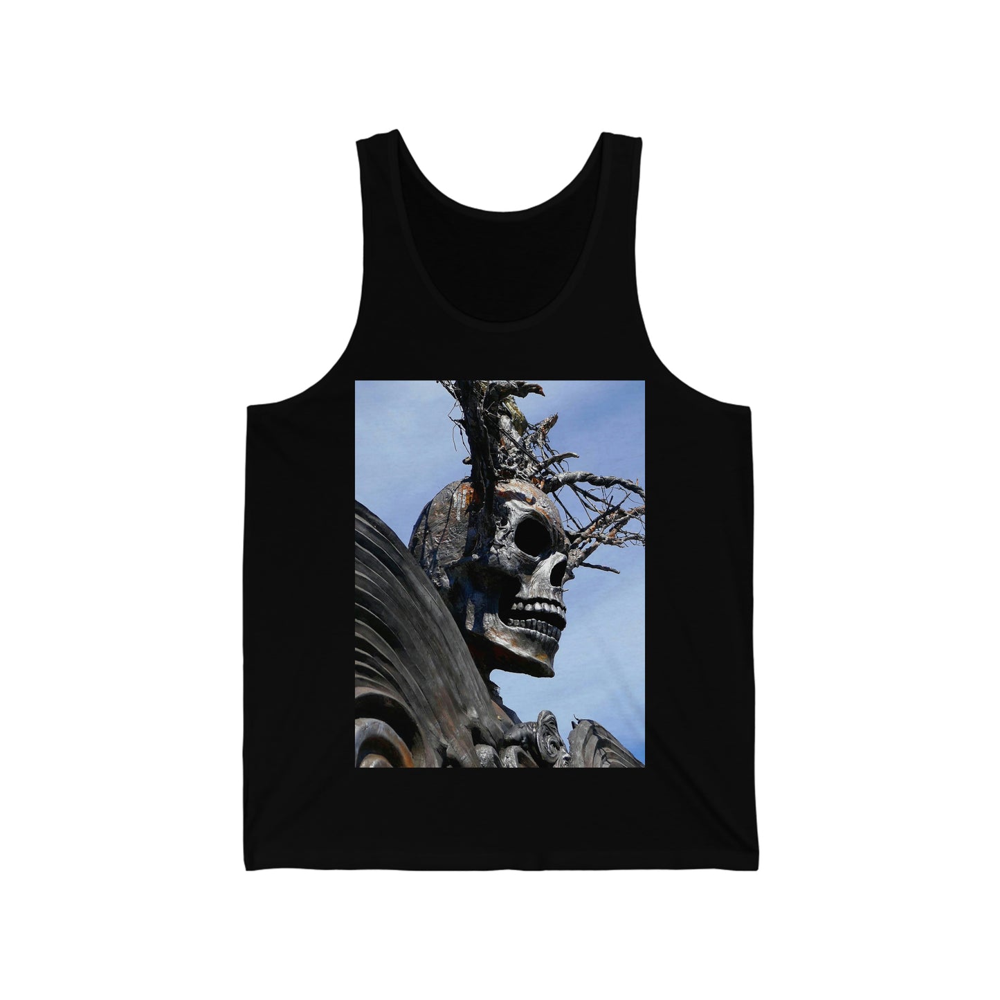 Skull Warrior - Unisex Jersey Tank - Fry1Productions