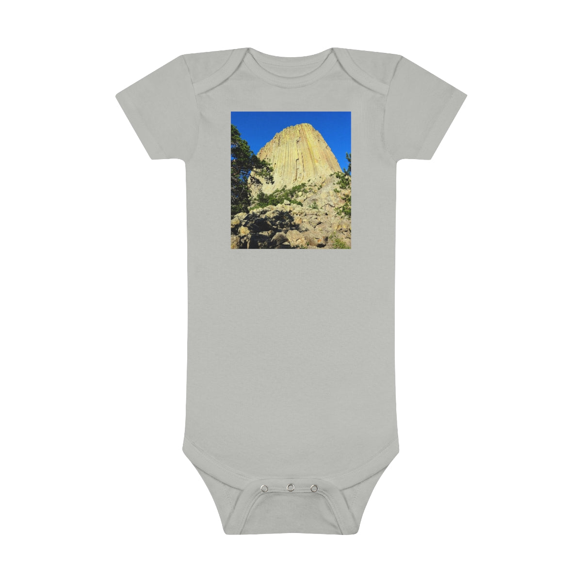 Reaching Heaven - Baby Short Sleeve Onesie - Fry1Productions