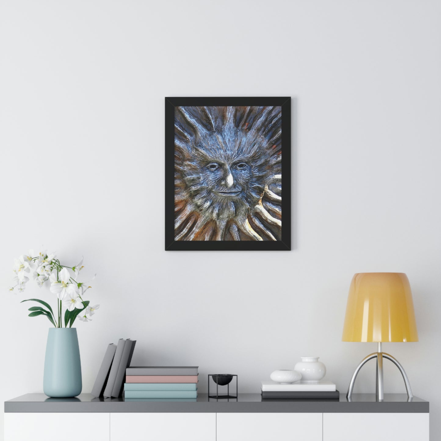 Sun God - Framed Vertical Poster - Fry1Productions