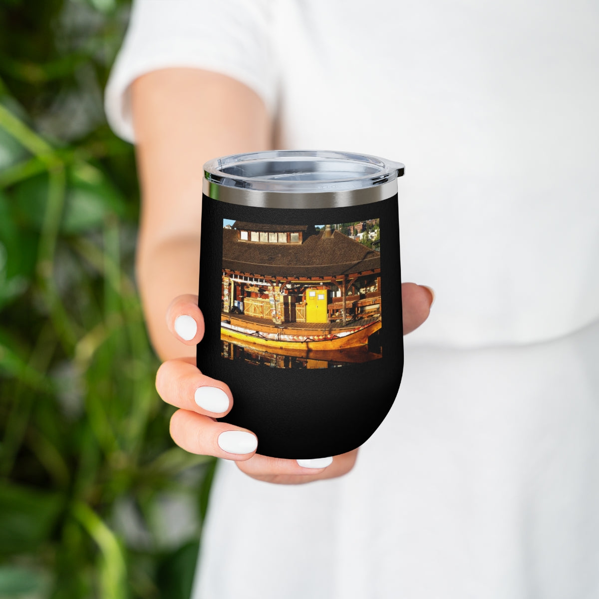 Q'il'bid Awe - 12 oz Insulated Wine Tumbler - Fry1Productions